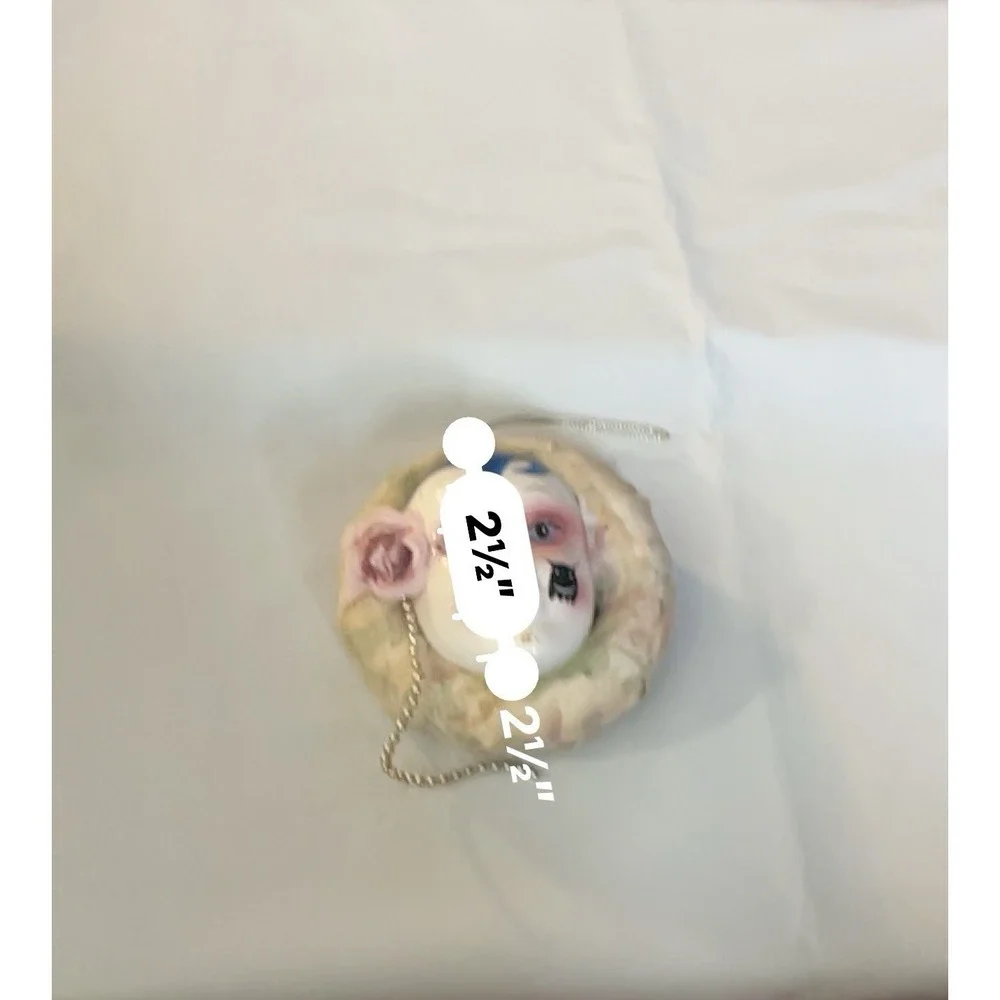 Vintage Ceramic Clay Art‎ Mask Wall Hanger Hooded Woman BinA
